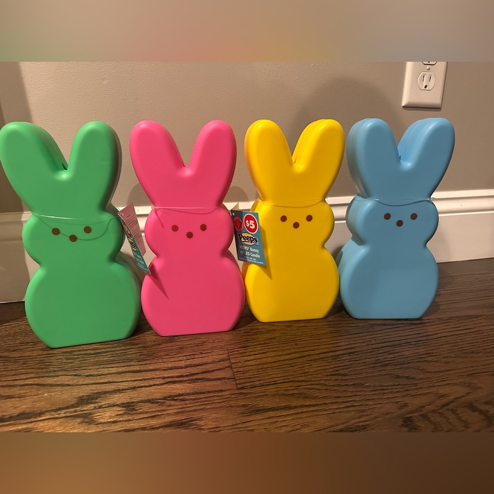 (4) Peeps Led Light Blow Mold Lights Full Set